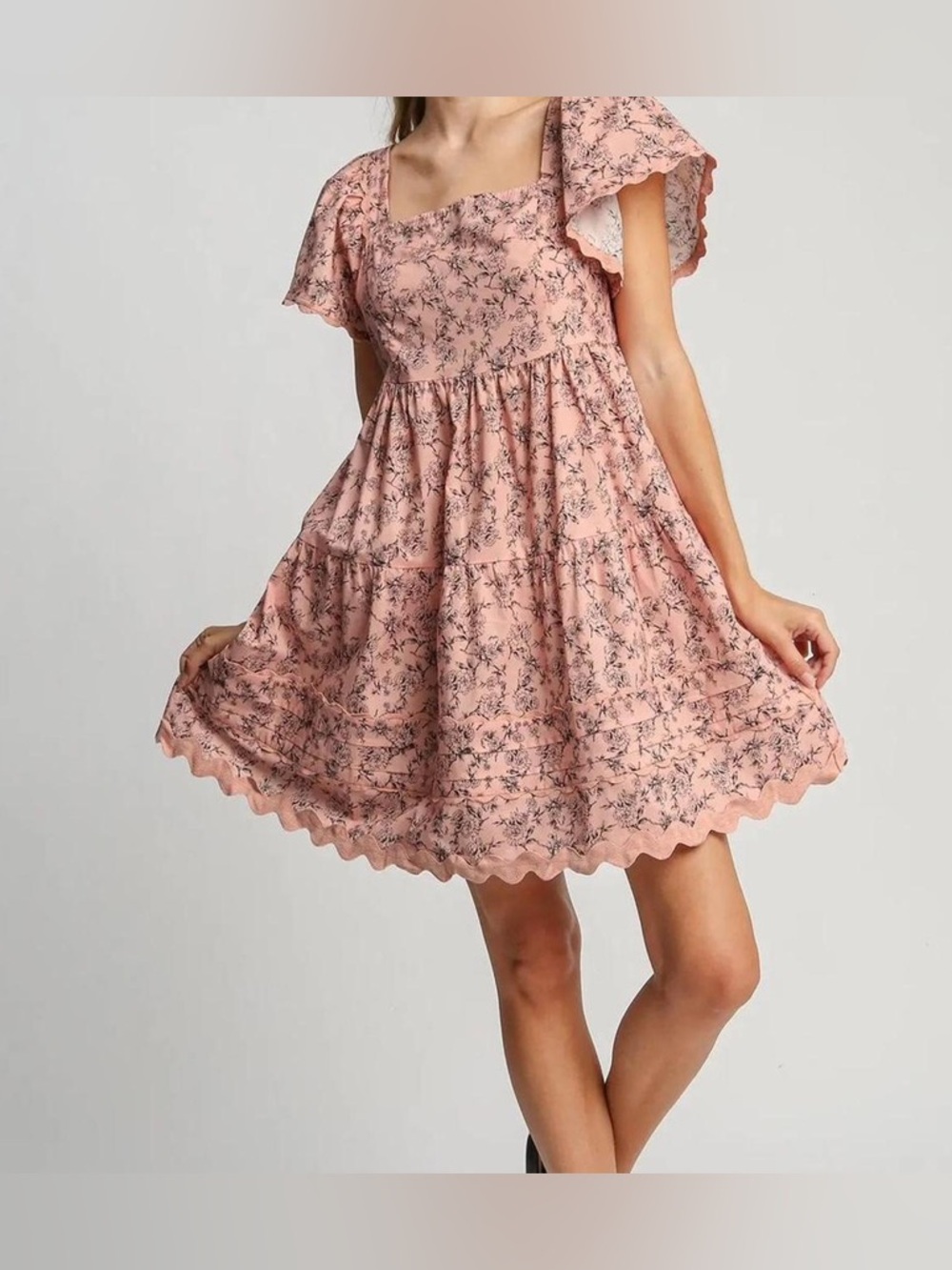 NWT – Umgee – The Cottage Cutie Vintage Tiered Dress